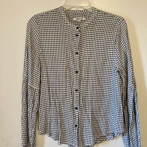 Black and white Madewell blouse